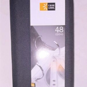 Case Logic 48 CD/DVD Carry Case Wallet Nylon Black 63-2400522 for Discs
